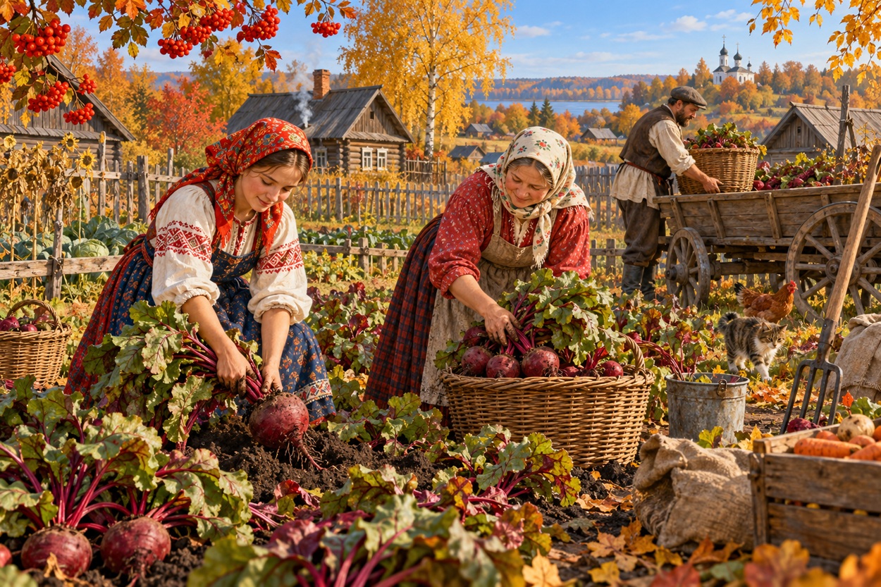 Осенний урожай свёклы Осенний урожай свёклы
