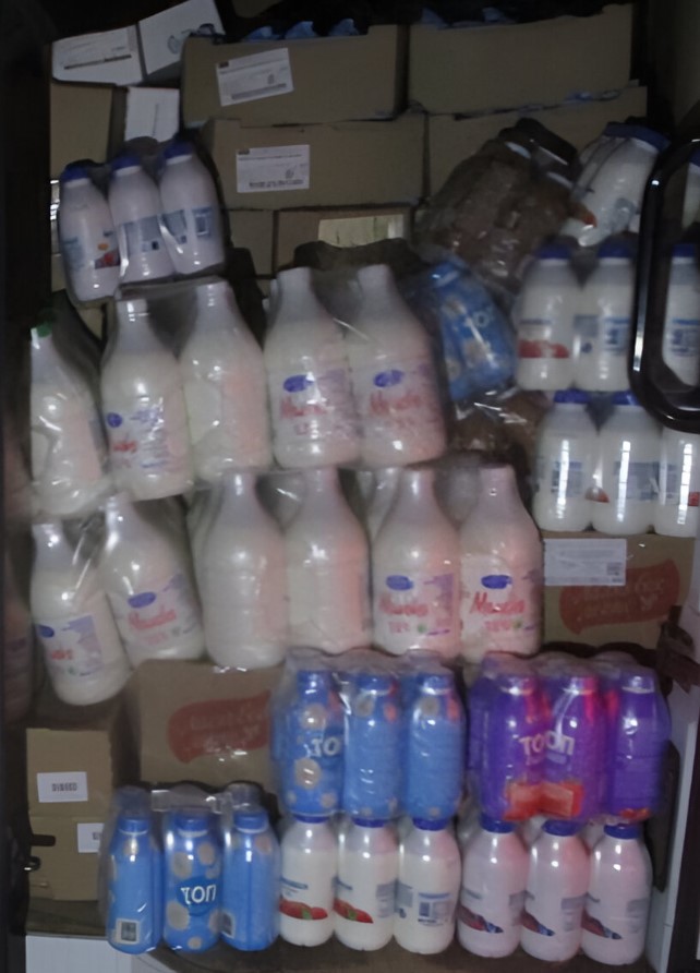 Партия молочки на границе