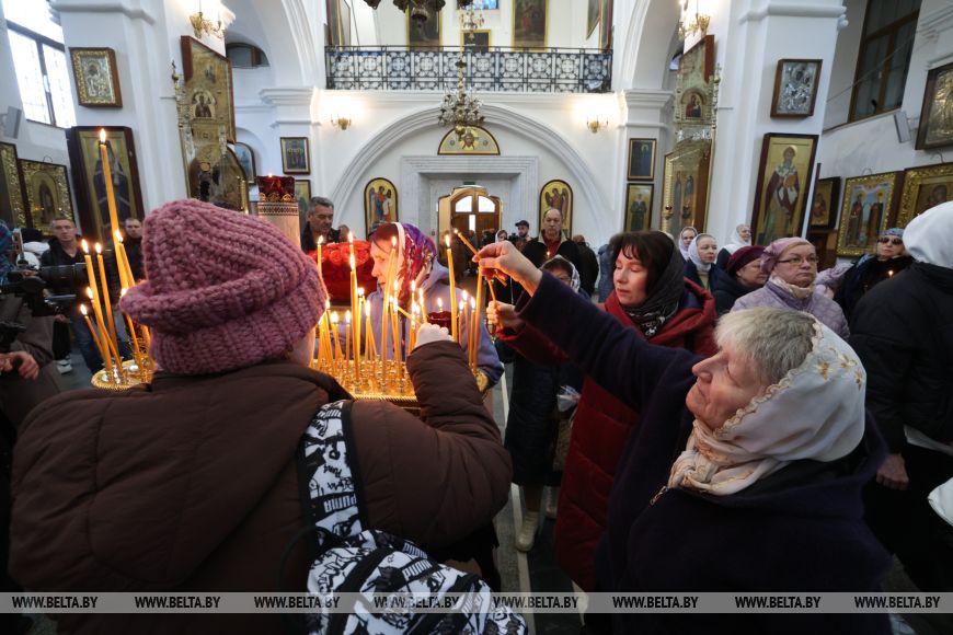Благодатный огонь в Минске