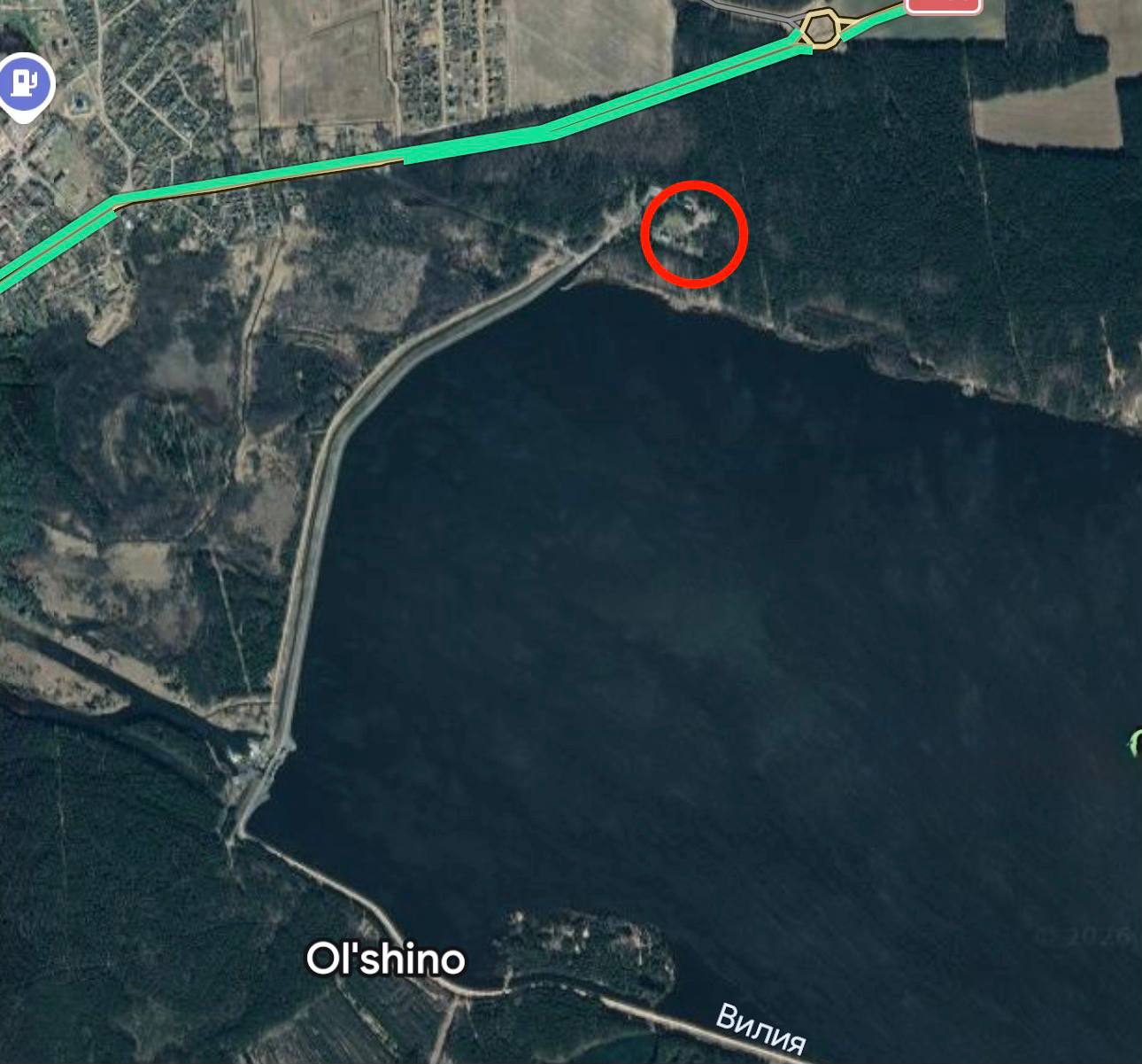 расположение метеостанции в Вилейке