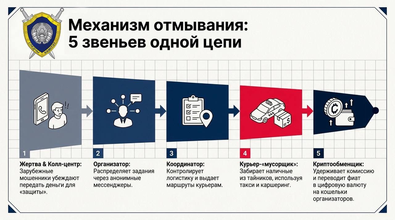 пять звеньев одной мошеннической цепи