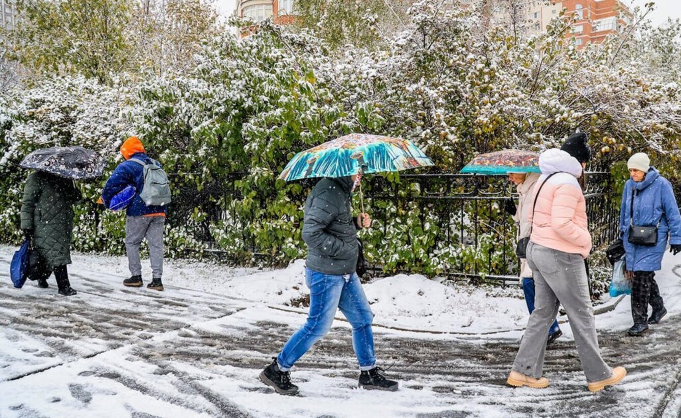 снег в мае