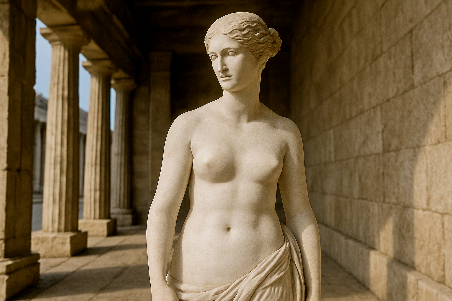 2-Мраморная статуя греческой богини.PNG