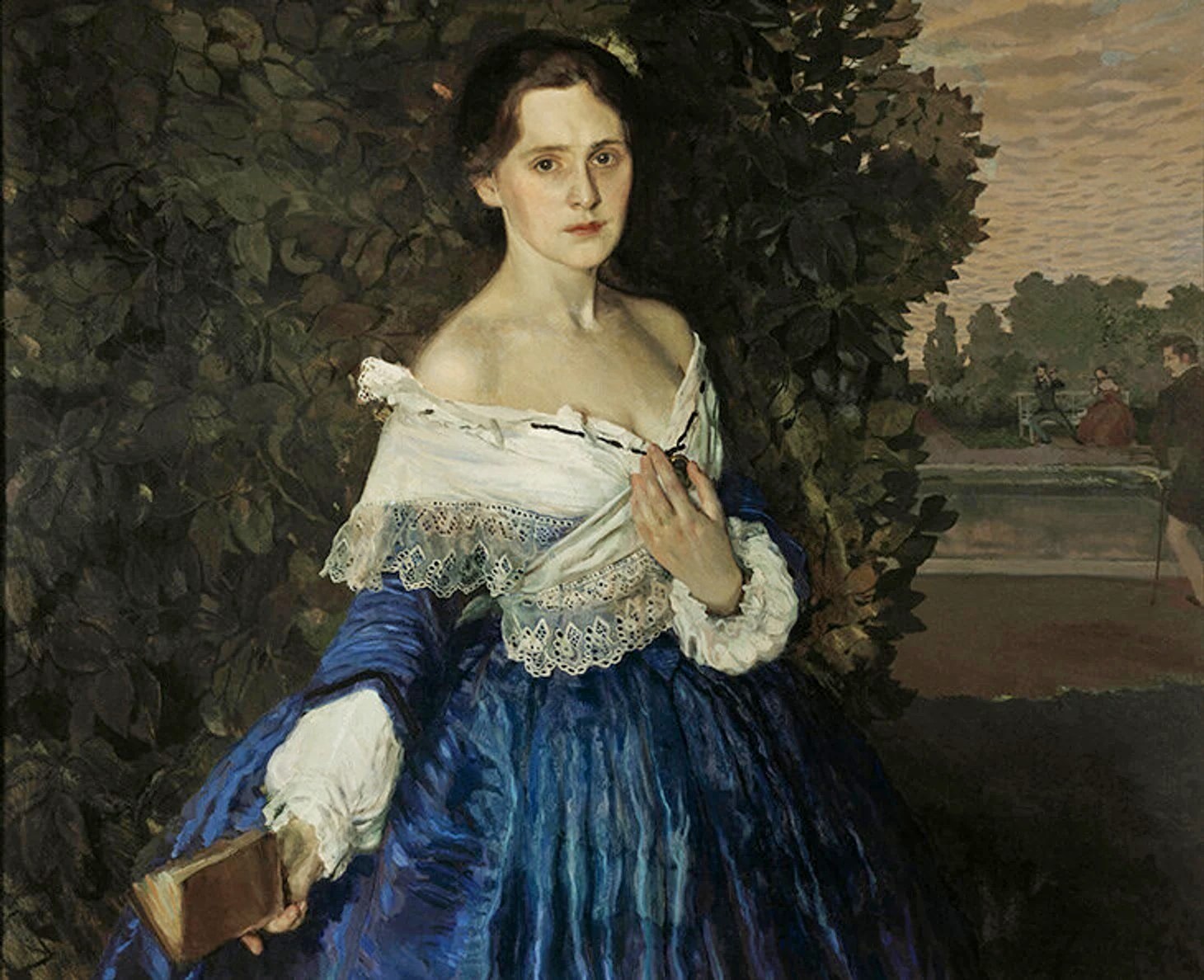 7-Дама в голубом художник Константин Сомов.jpg