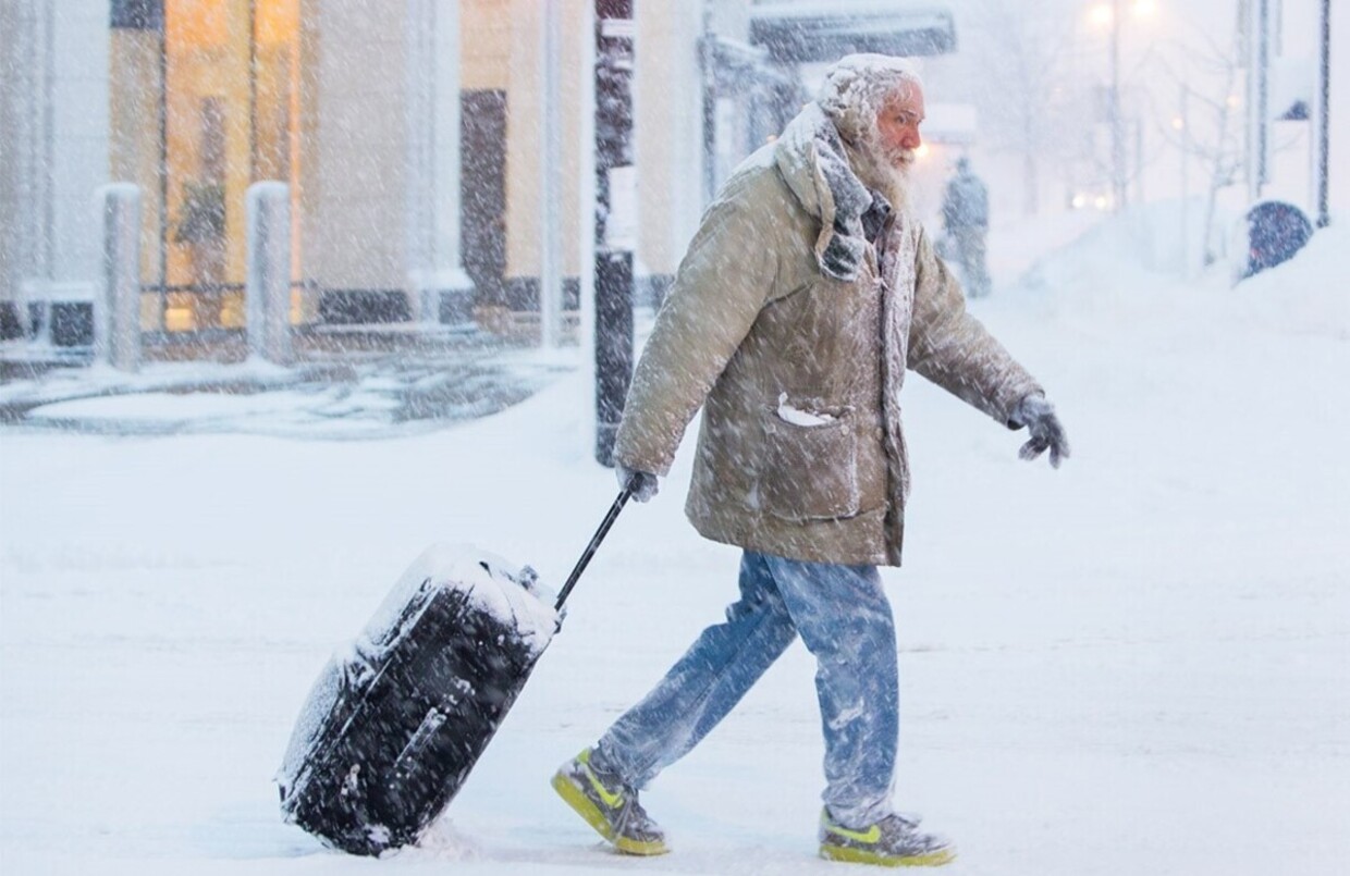 сильный холод на улице