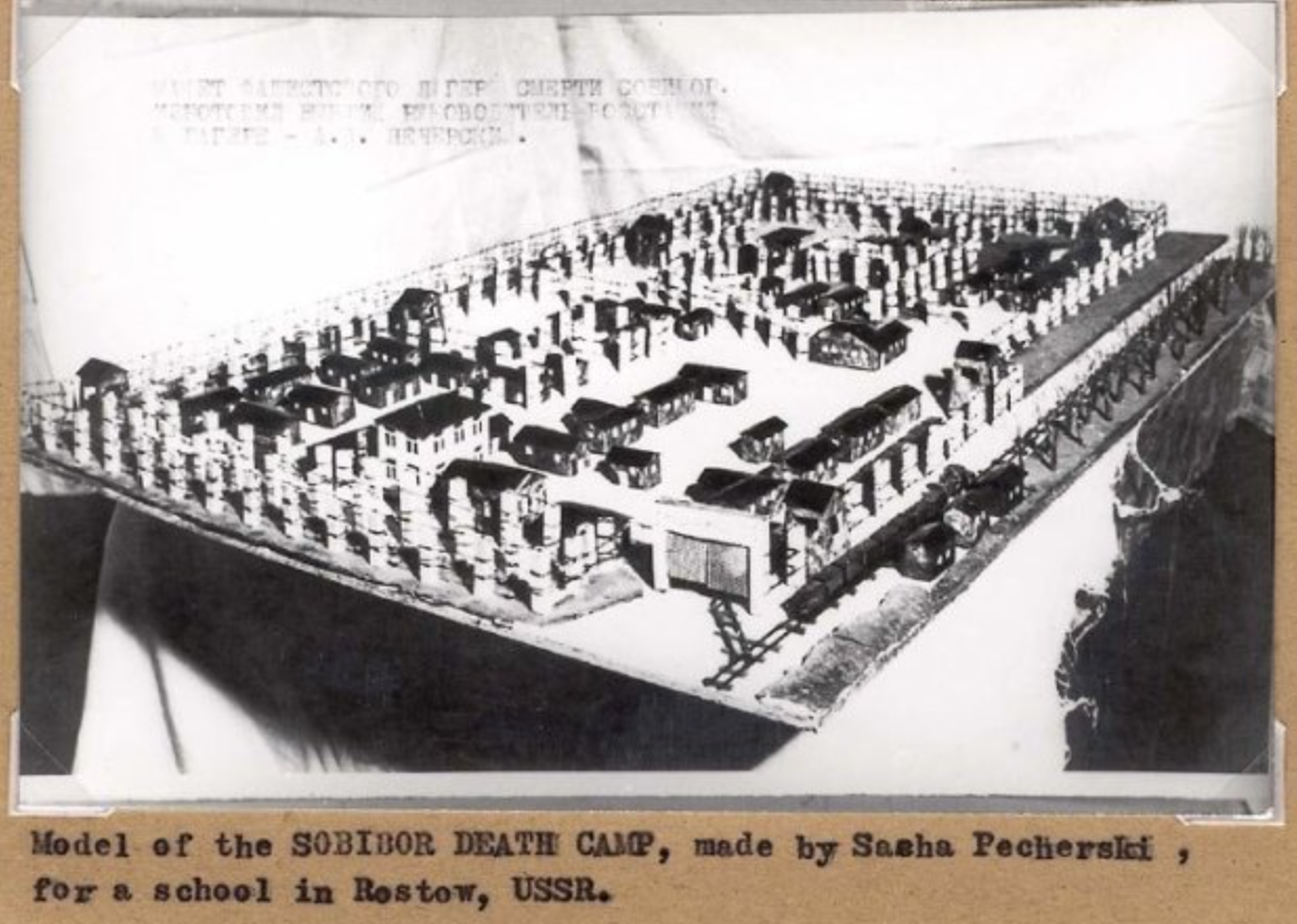Точный макет Собибора, сделанный Александром Печерским