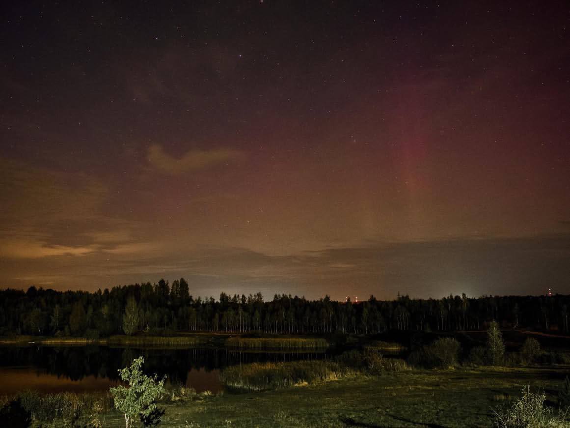 Полярное сияние Заславль