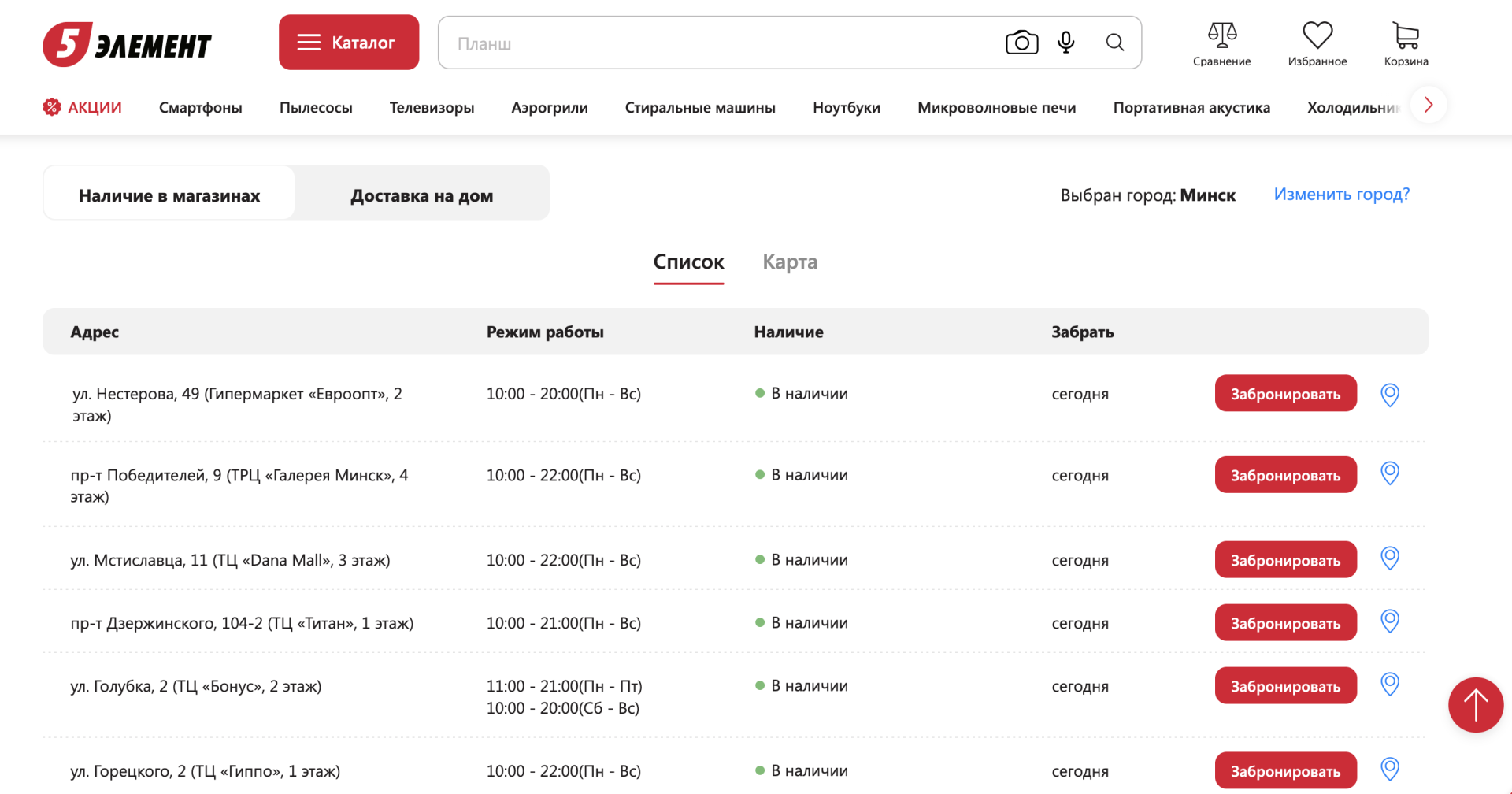 5 элемент сайт