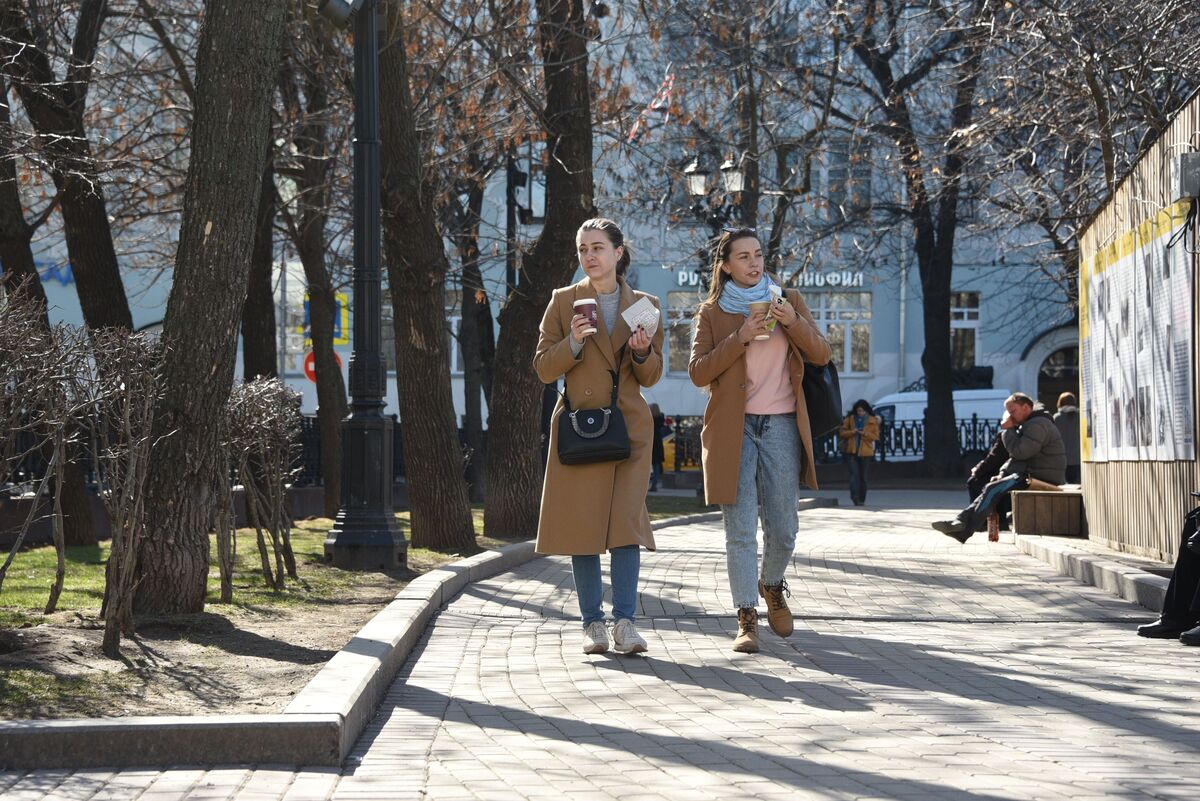 теплая погода весной