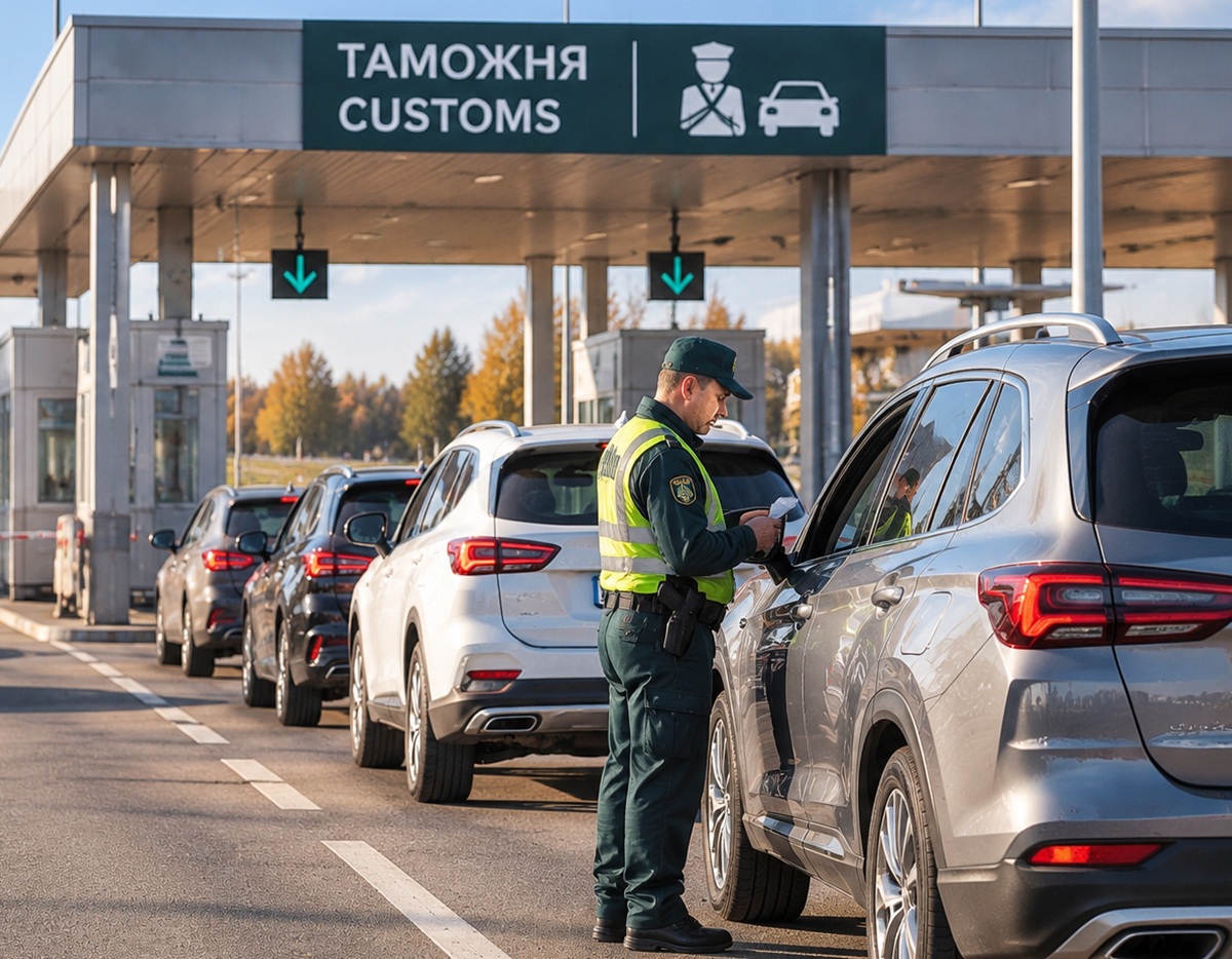 авто-таможня, иллюстративное изображение, созданное GPT авто-таможня