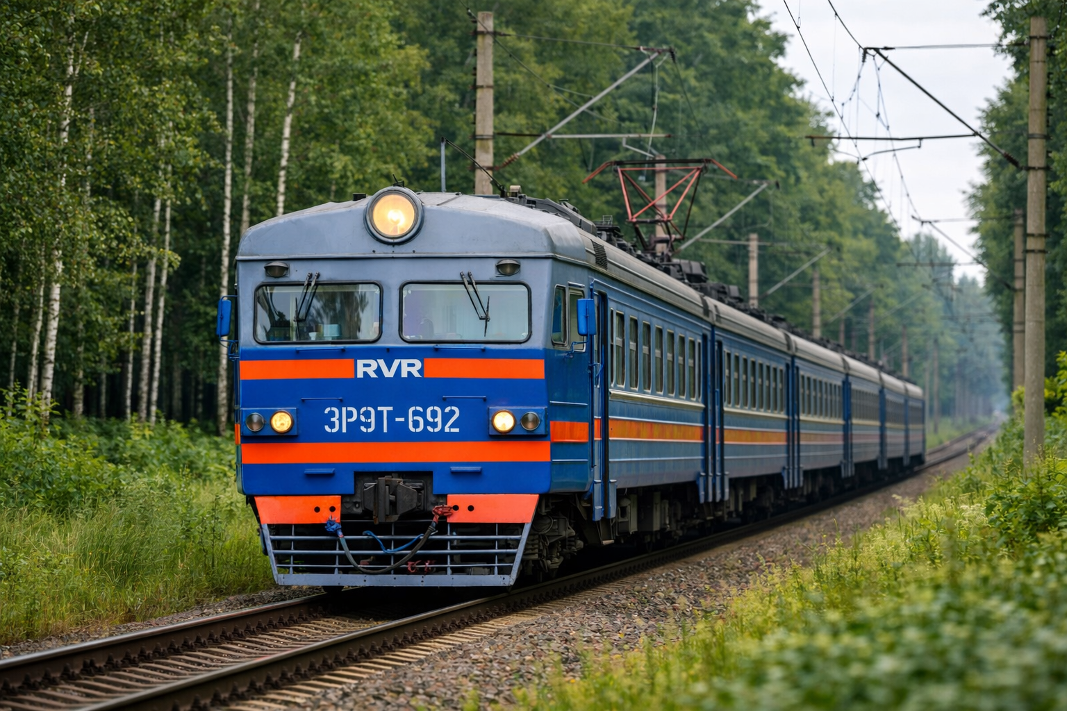 Поезд БЖД. ИИ