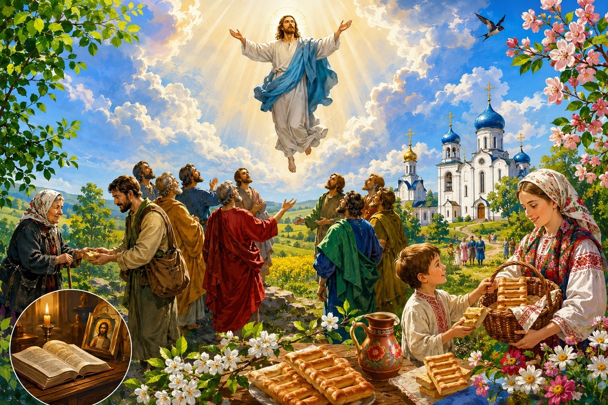 Вознесение Господне. Изображение сгенерировано ИИ Вознесение Господне. Изображение сгенерировано ИИ