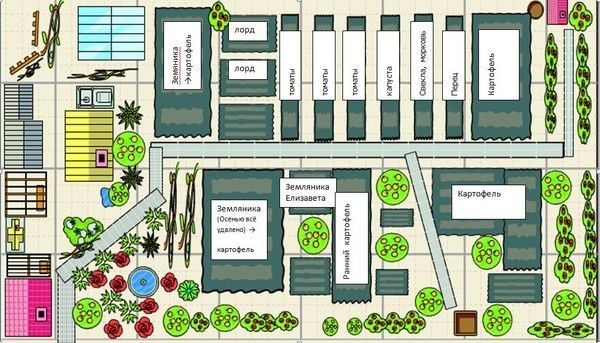 схема осенью