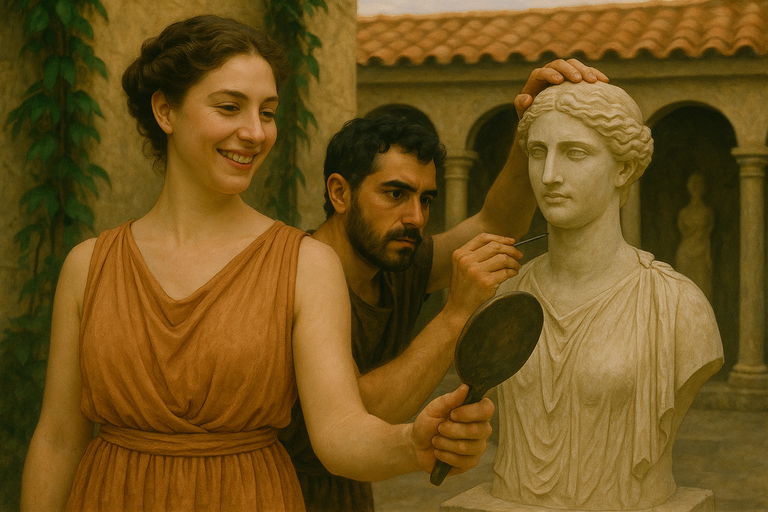 5-Женщина в античной Греции и скульптор.PNG