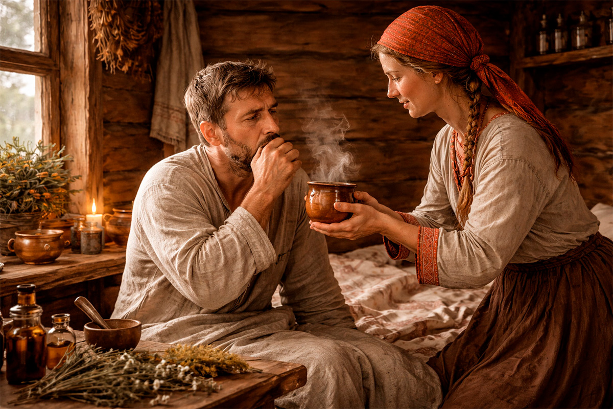 Кашель у древних белорусов