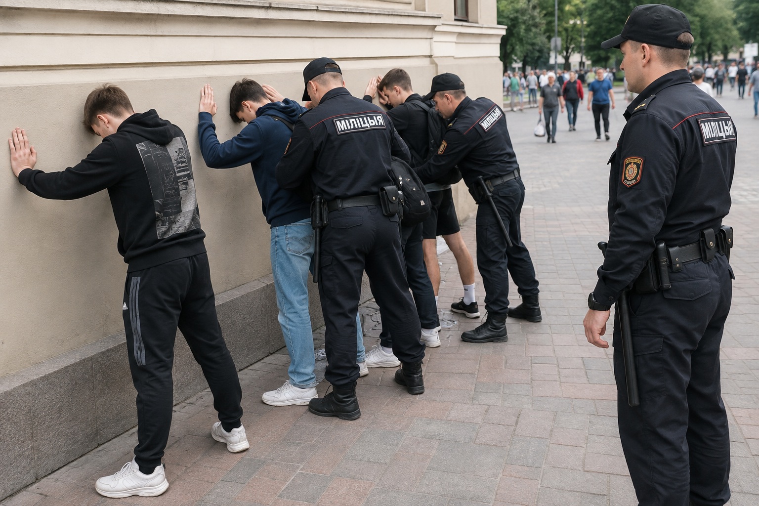 милиция задержала четырех подростков