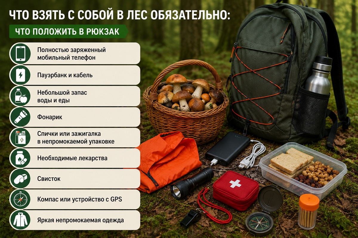 что взять в лес что взять в лес