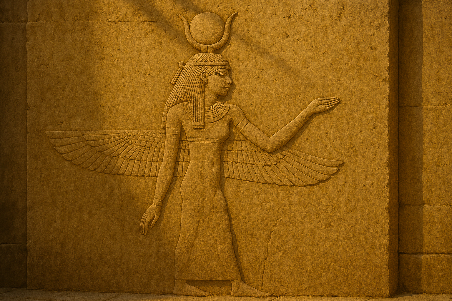 7-Барельеф с изображением богини Исиды.PNG