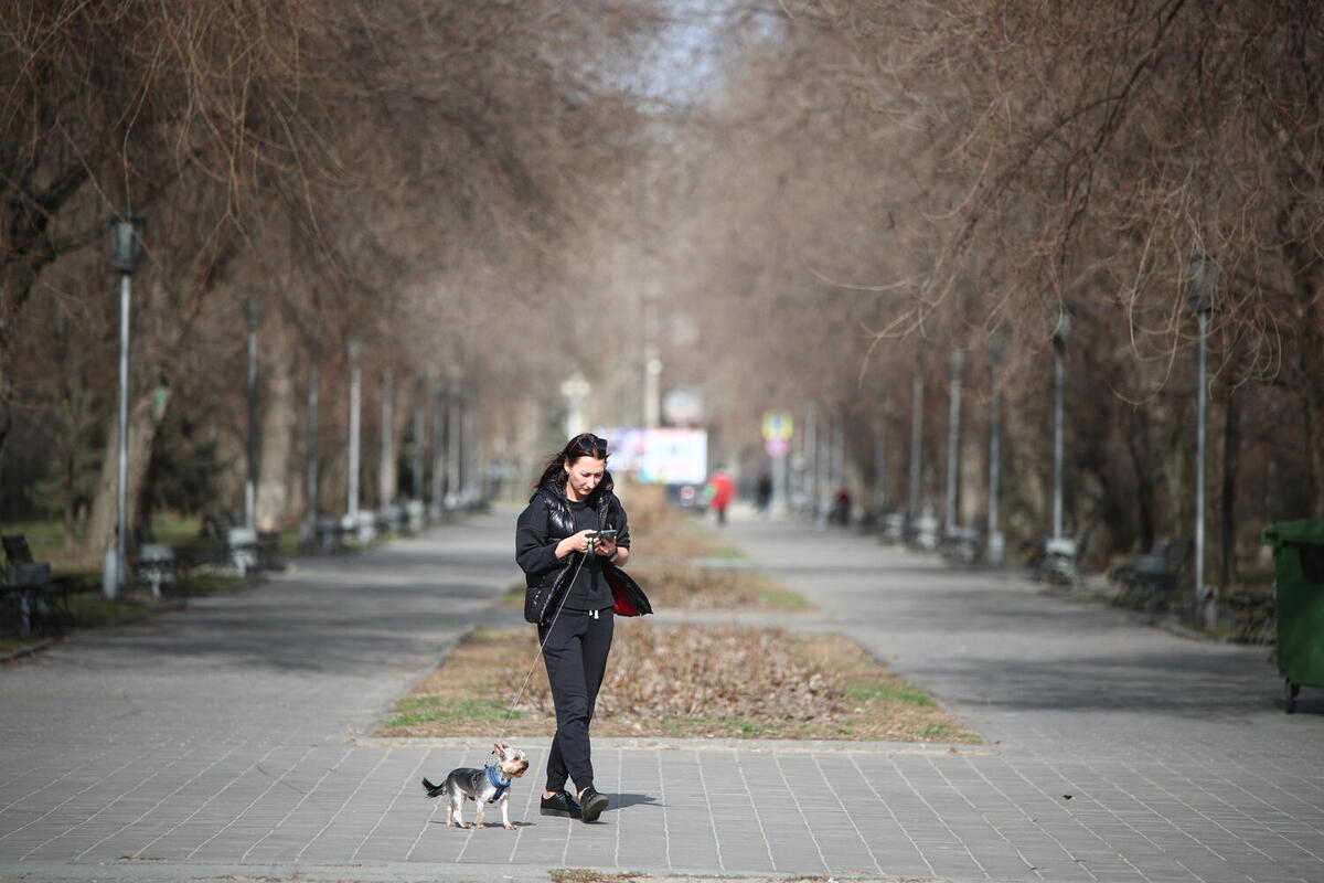 теплая весна