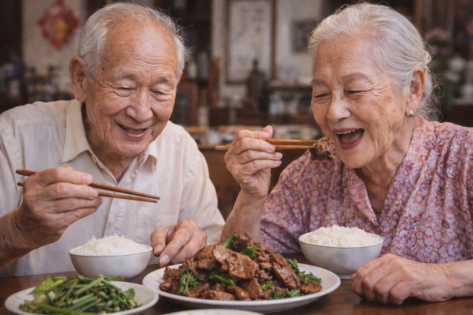 китайское долголетие, изображение создано ИИ