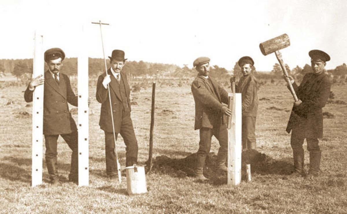 Болотоведческие работы в Минске, 1911 год