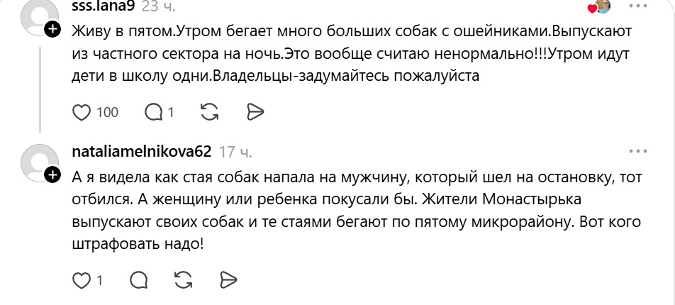 выпускают на ночь - нападают