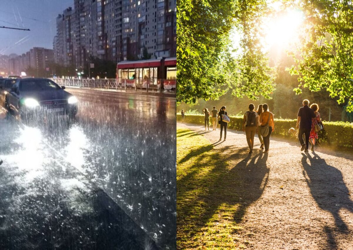 дожди и солнце в апреле