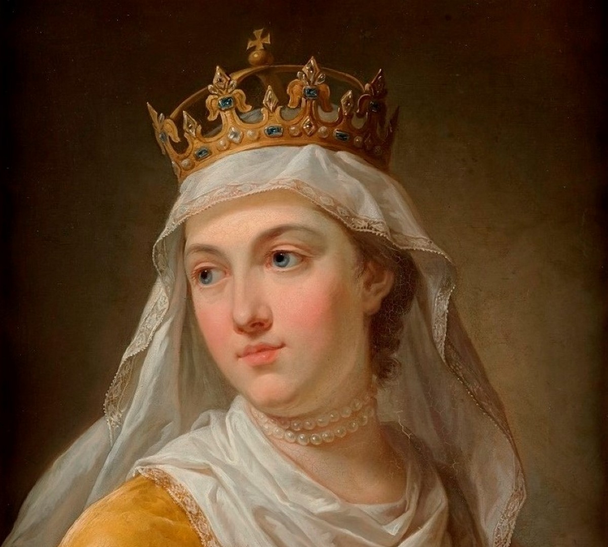 3-Королева Польши Ядвига (портрет работы Марчелло Бачиарелли).jpg