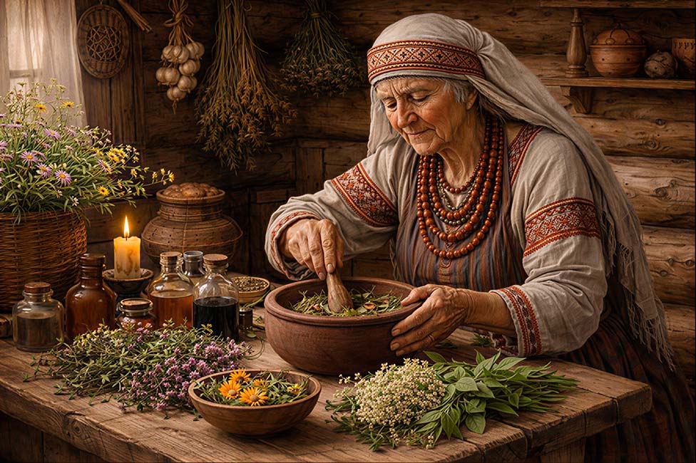 Белорусская знахарка в доме