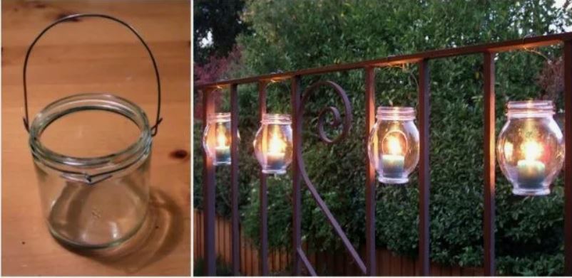 светильники из банок 