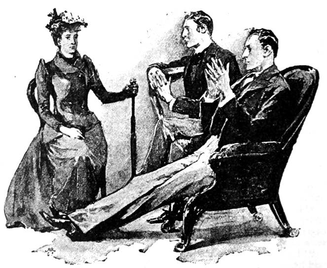 иллюстрация к рассказу Конан Дойла о Шерлоке Холмсе