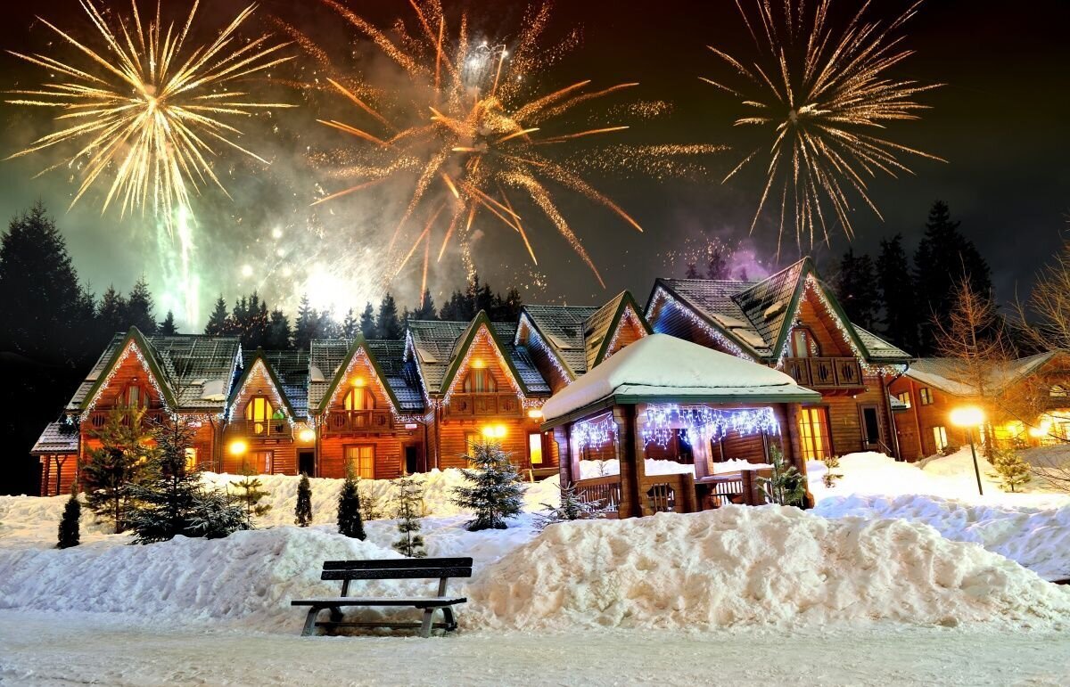 Новый год в коттеджах
