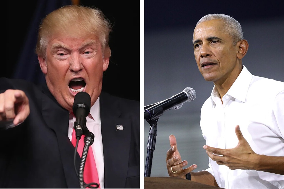 Трамп и Обама