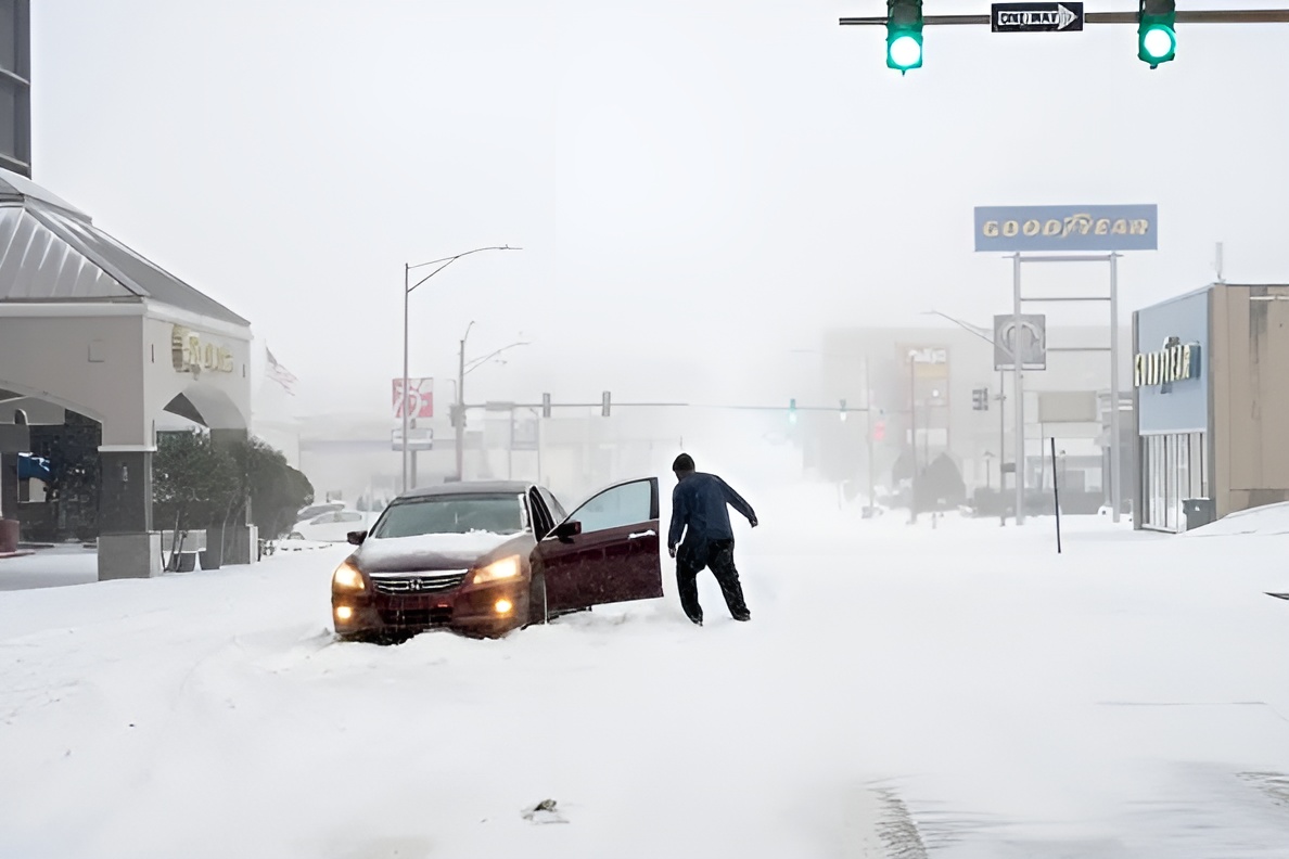 Шторм в США