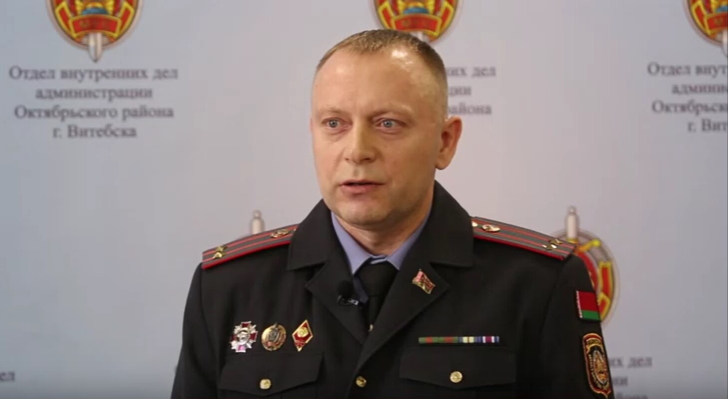 Заместитель начальника Октябрьского РОВД Витебска — начальник криминальной милиции Станислав Степаньков