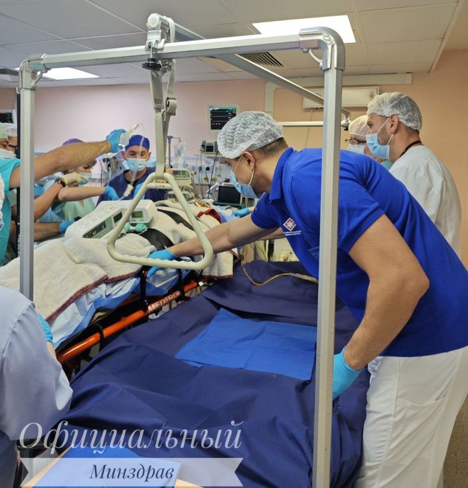 транспорттировка пострадавших в ожоговое отделение