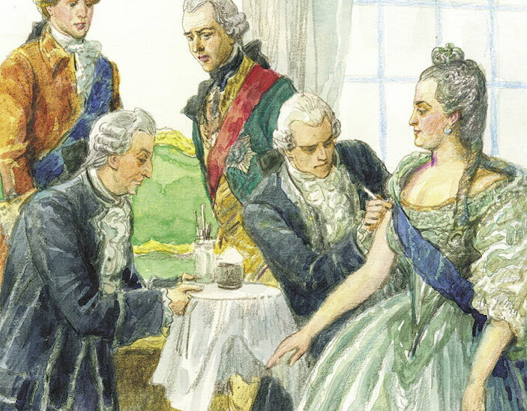 6-Императрица Екатерина II одной из первых в России сделала вариоляцию.png