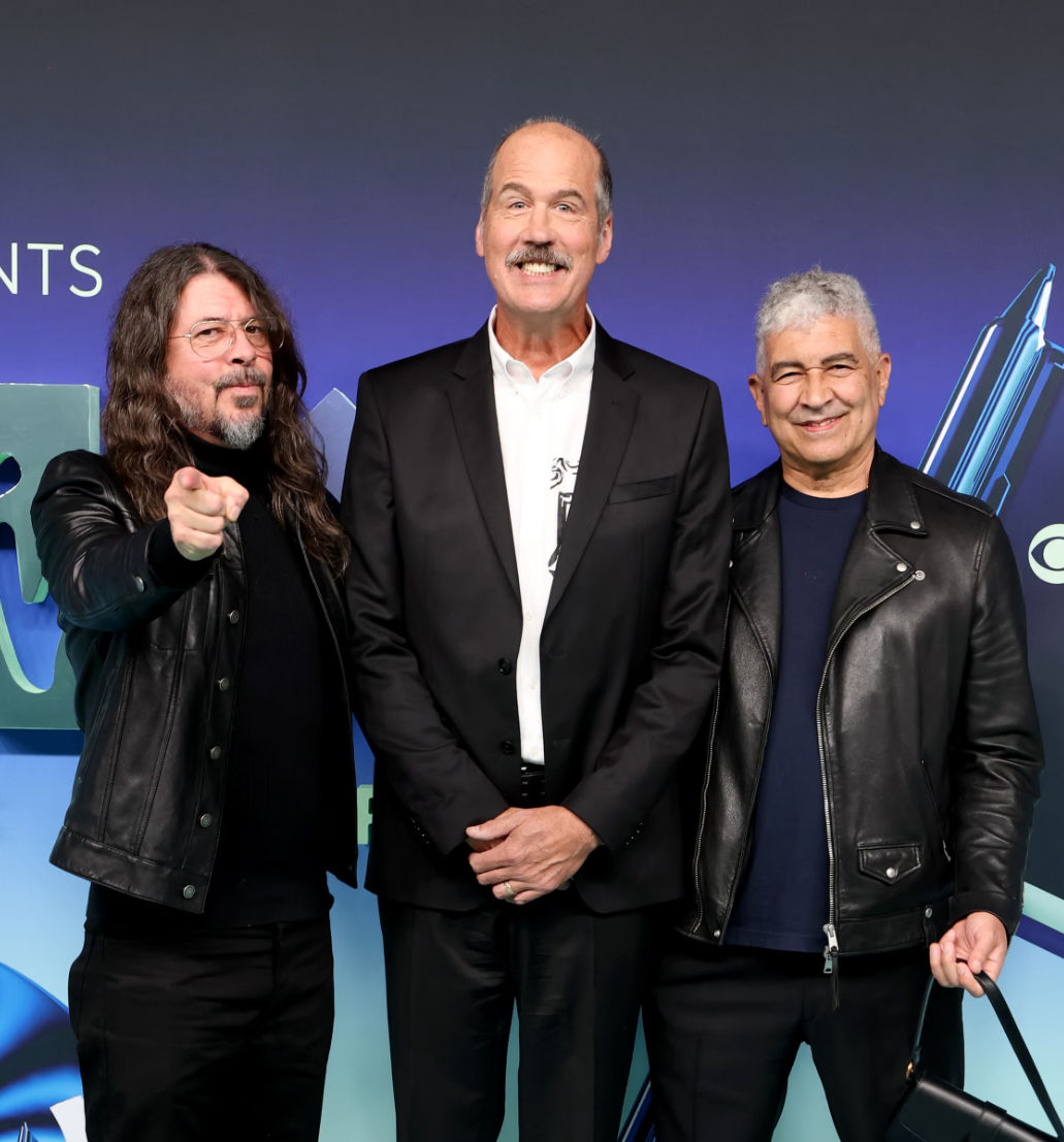 Dave Grohl, Krist Novoselic and Pat Smear, the surviving members of Nirvana