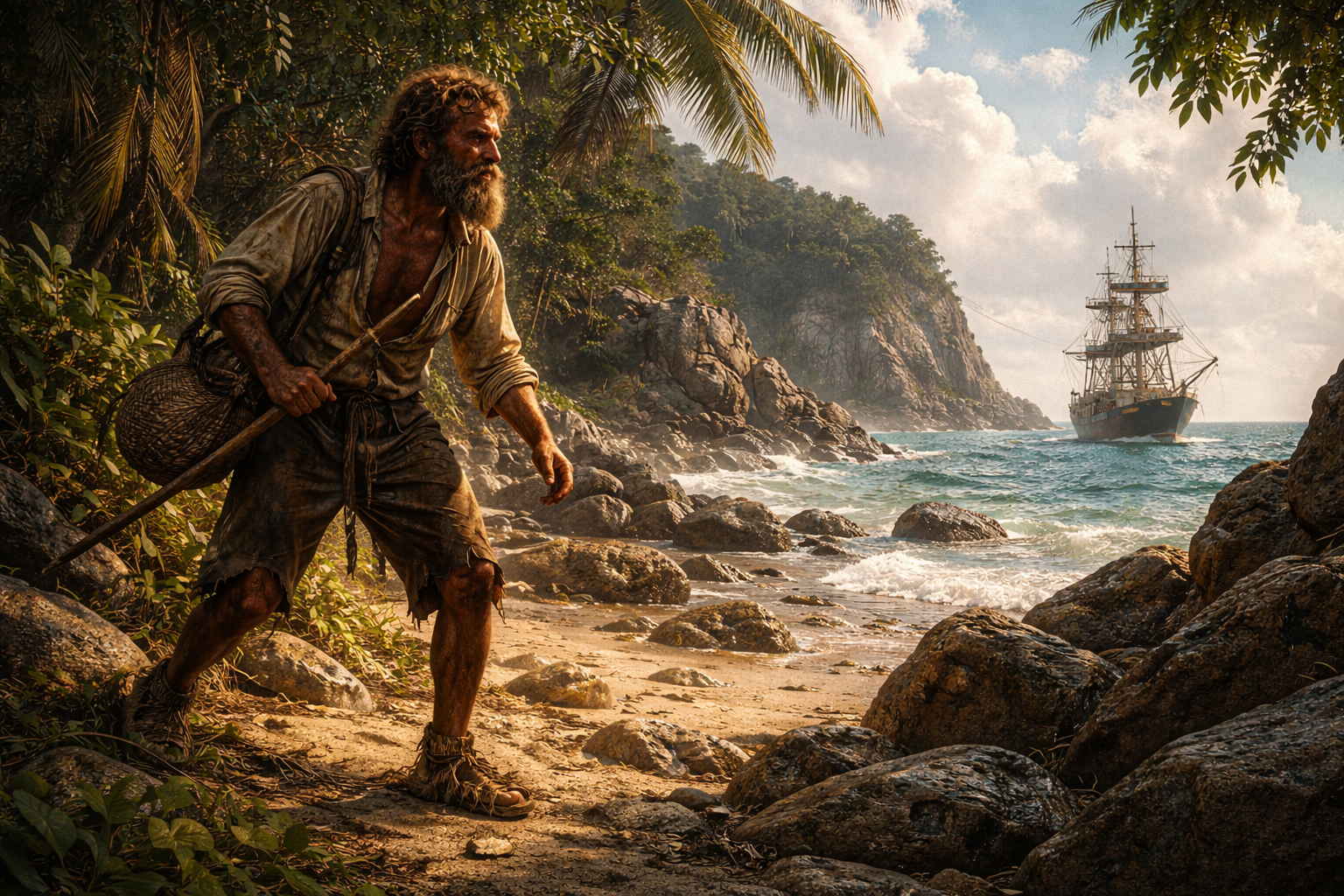 матрос на необитаемом острове