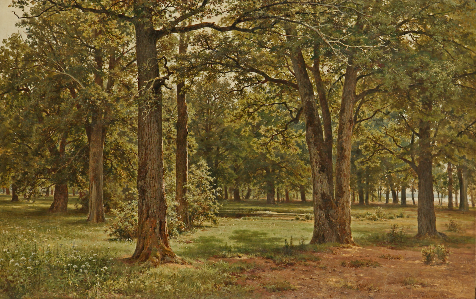 5-В заповедной дубовой роще Петра Великого (в Сестрорецке) (1886) Иван Шишкин.png