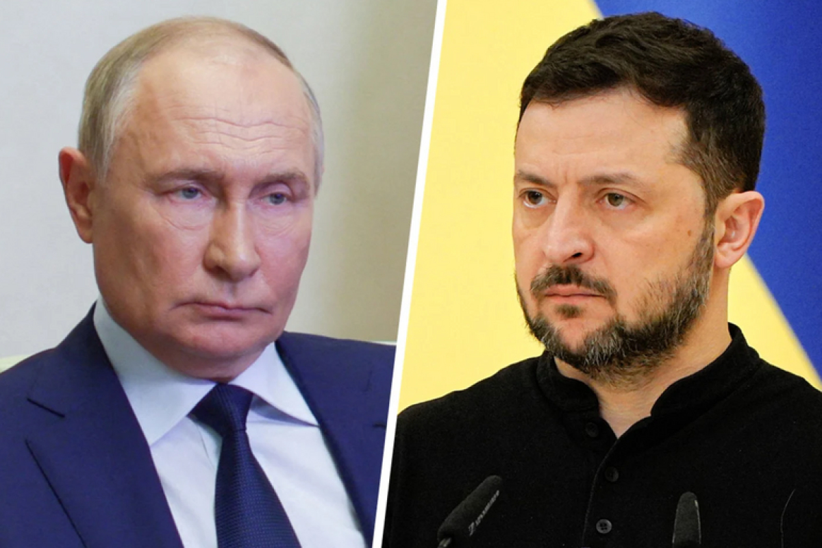 Путин и Зеленский