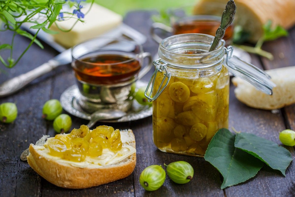 варенье из крыжовника с грецким орехом варенье из крыжовника с грецким орехом