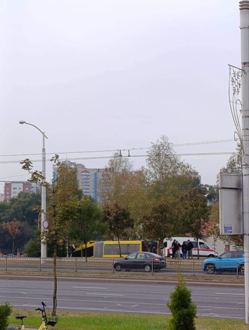 авария с автобусом