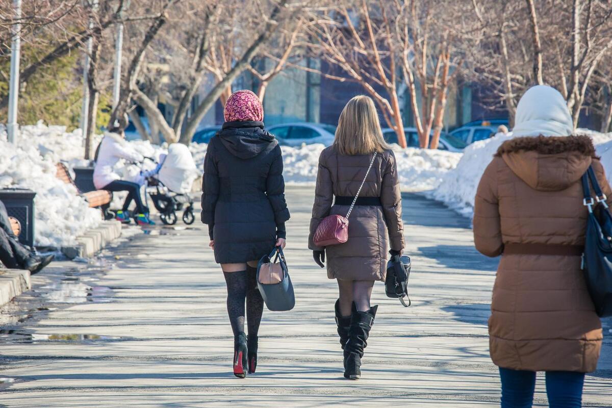 теплая погода в марте