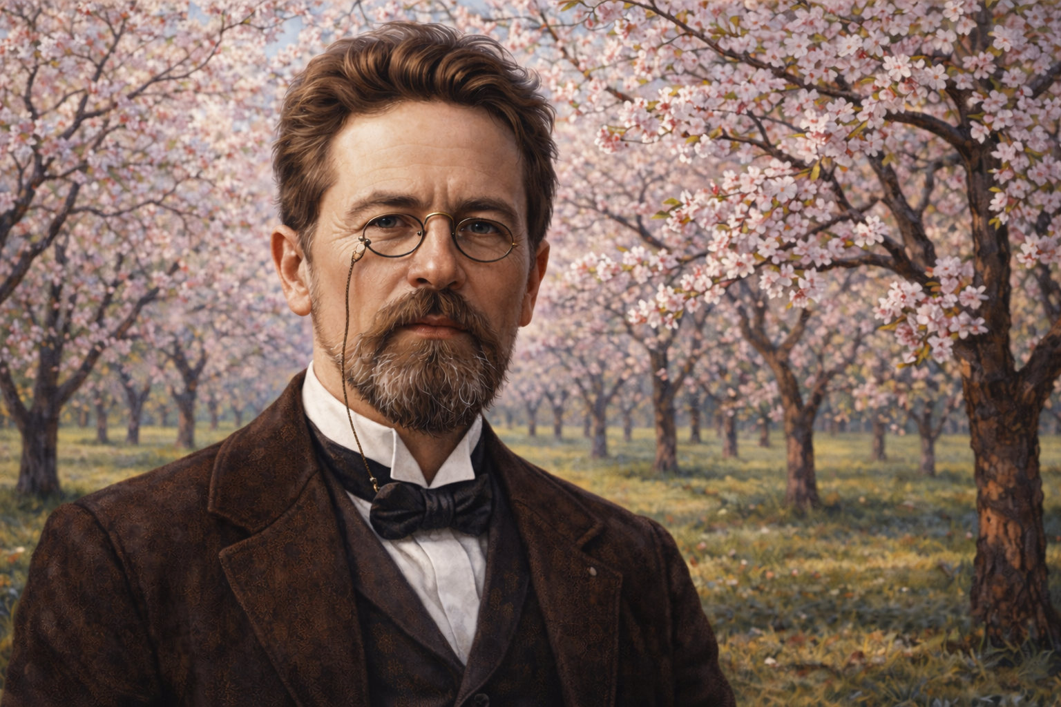 Антон Чехов, изображение создано ИИ