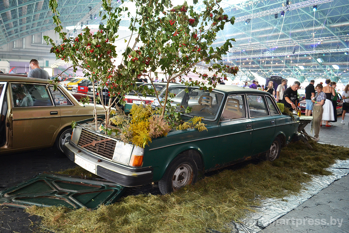 Инсталляции на автовыставке Vintage Day