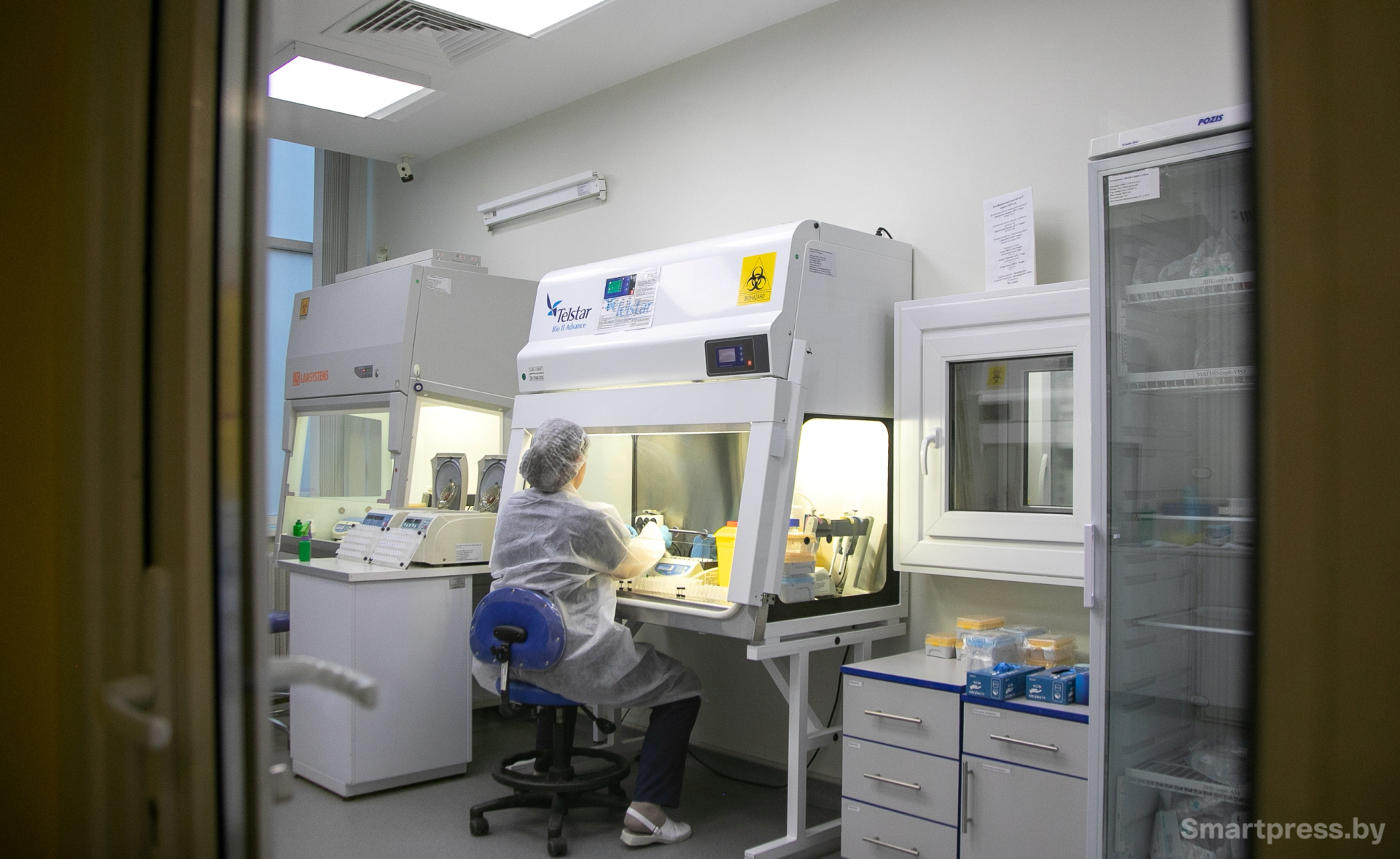 Помещение, где готовят образцы для ПЦР-диагностики