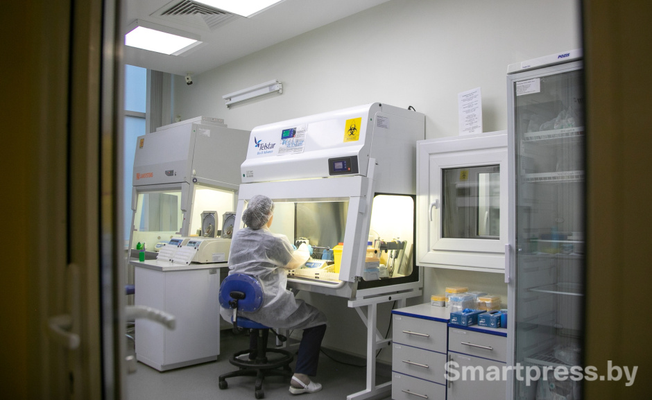 Помещение, где готовят образцы для ПЦР-диагностики