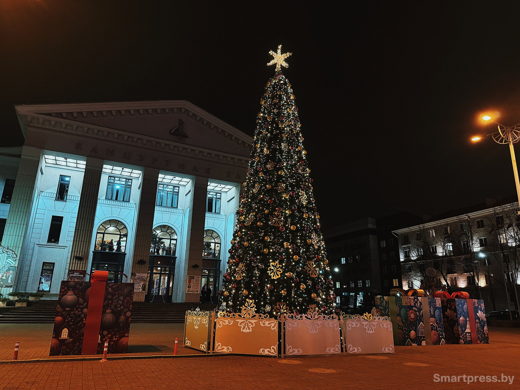 елка у филармонии