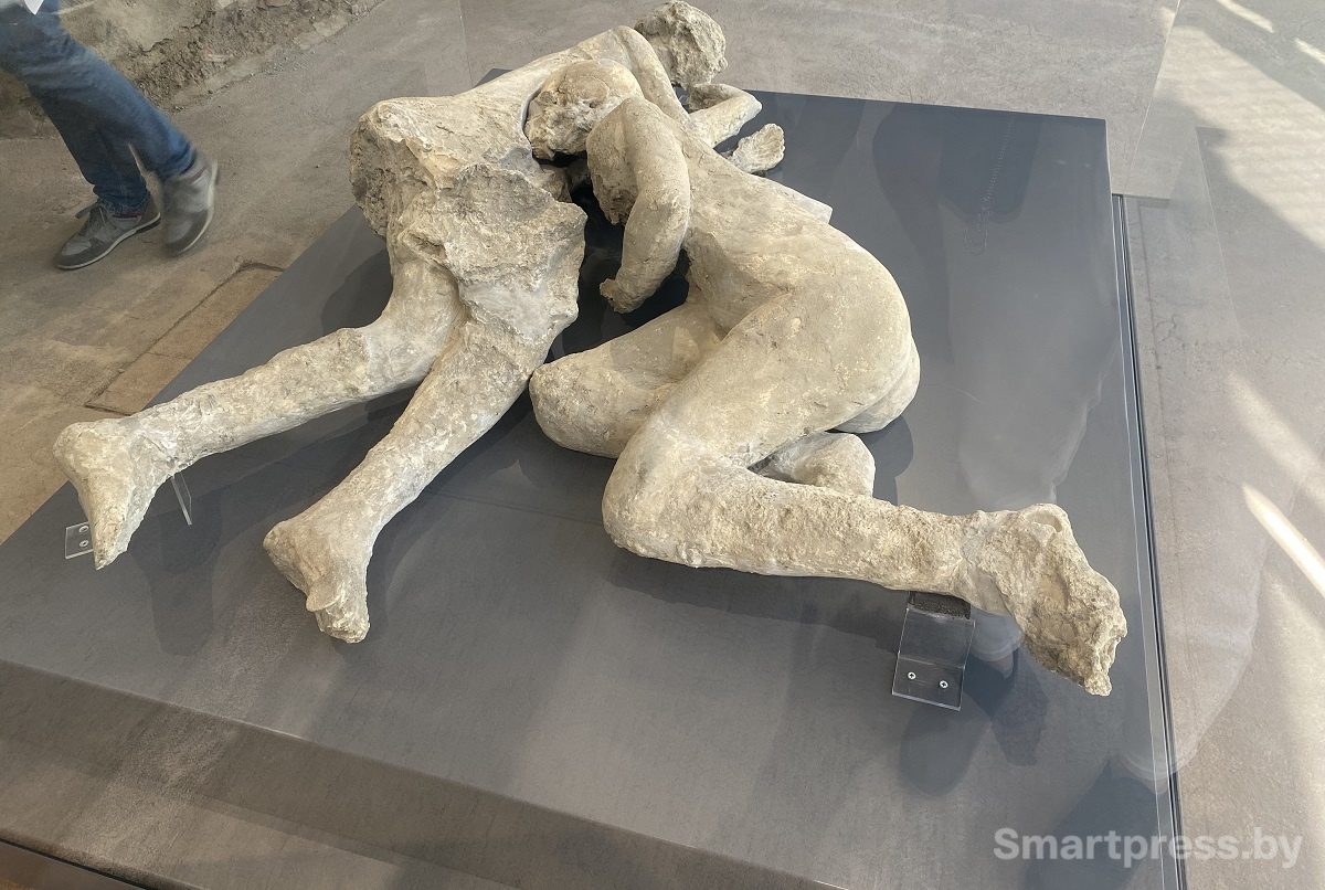 найденные тела погибших жителей Помпей